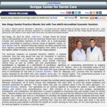 Scripps Center for Dental Care Features Two AACD-Accredited Cosmetic Dentists