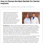Selecting a Top Dental Team to Place Your Dental Implants