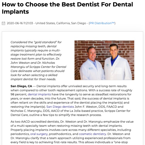 best dental implants in usa