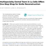 La Jolla Dental Team Performs In-House Smile Reconstruction