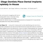 La Jolla Dental Practice Offers One-Stop Shop for Dental Implants