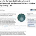 San Diego Dental Team Offer One-Stop Shop for Implant Dentures